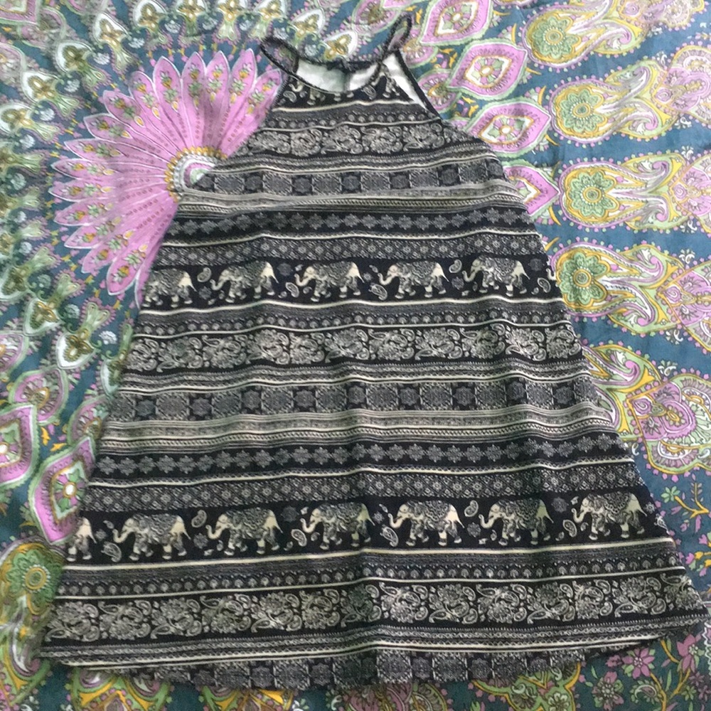 Halter mini dress